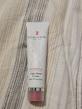 Elizabeth Arden White Tube with Pink Frosted Cap Eight Hour Cream